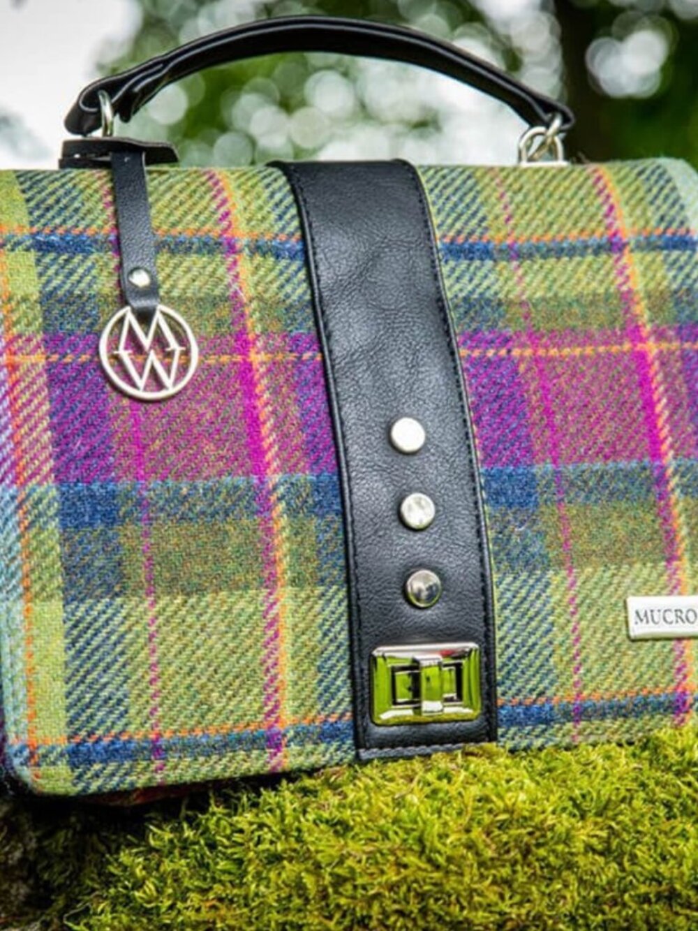 Mucros Irish Wool Fiona Tweed Shoulder bag NWT